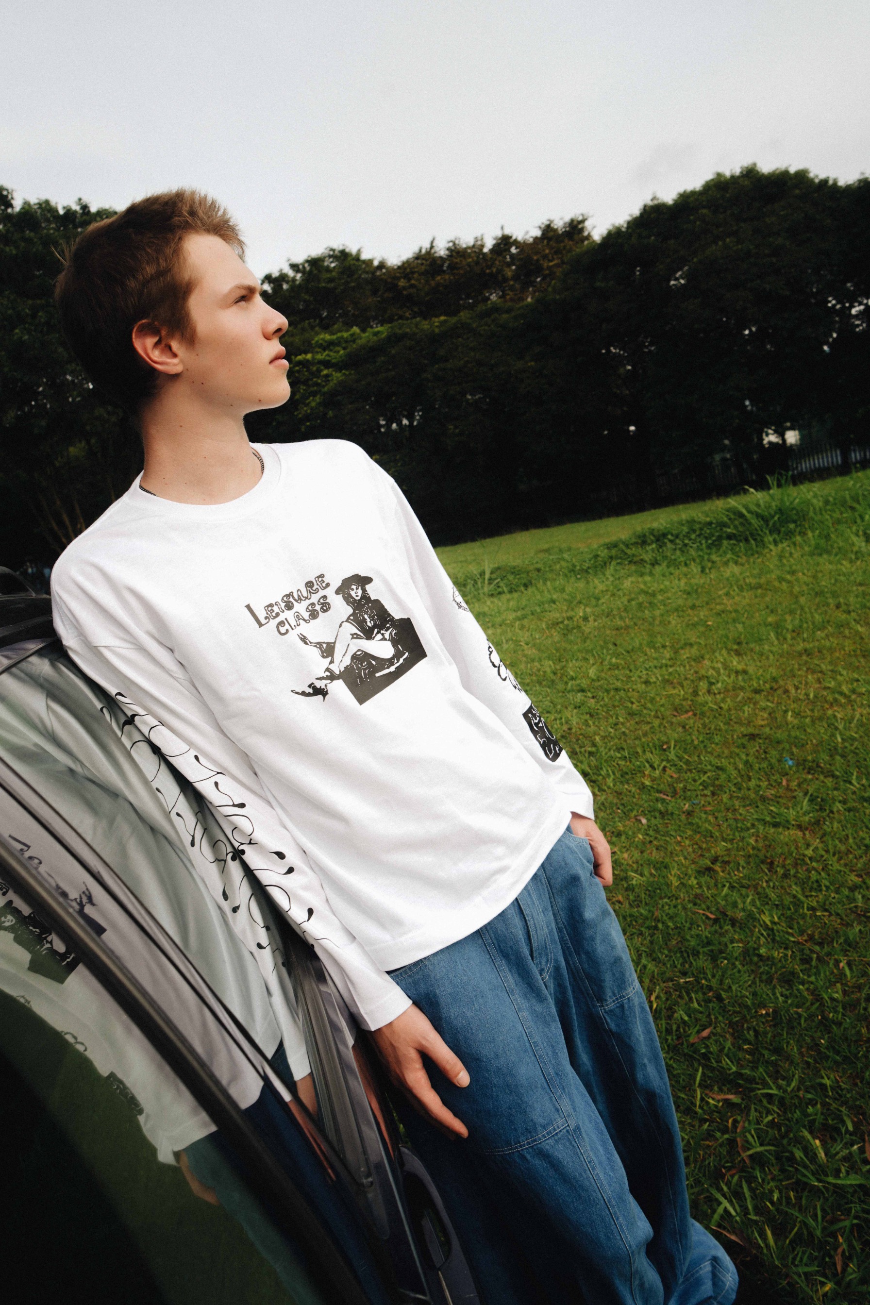 Leisure Class White Long Sleeve