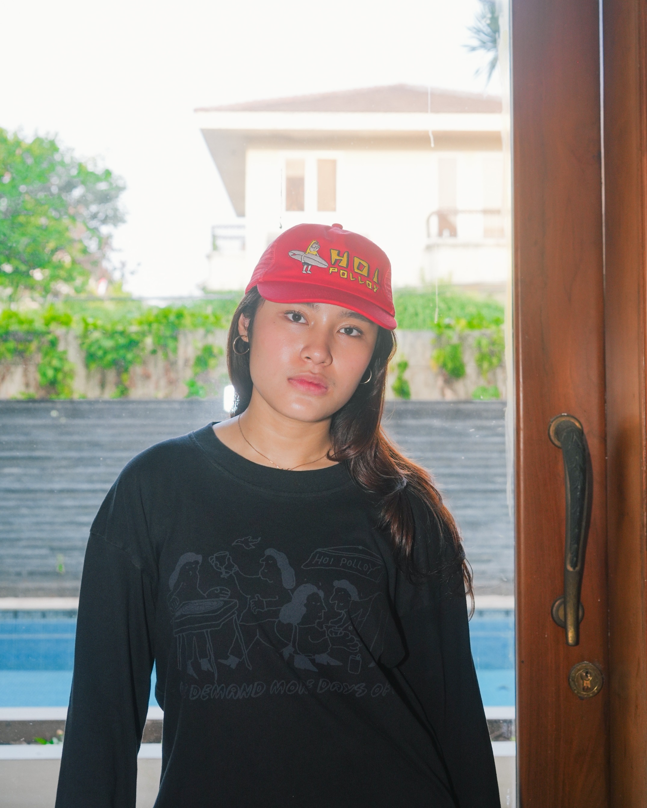 Surf Trucker Hat Red