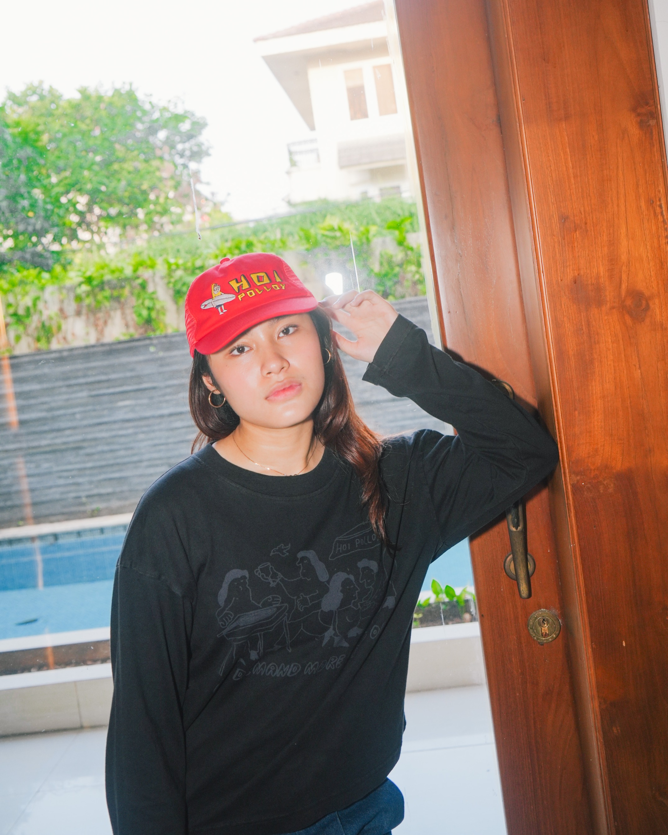 Surf Trucker Hat Red