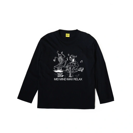 Image of Mid Mind Long Sleeve Black 