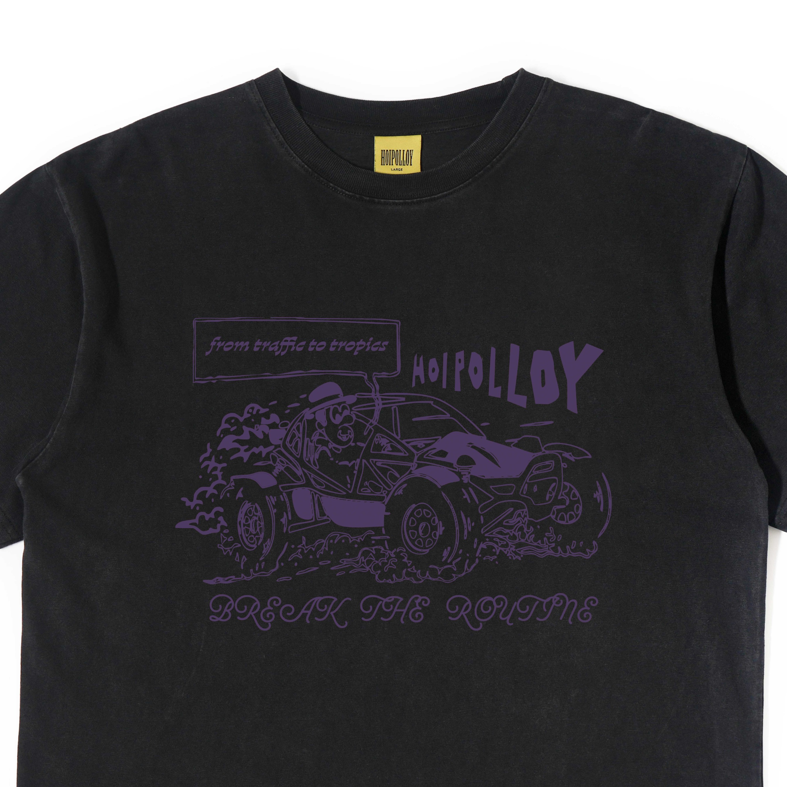 Tropic Traffic Tee Bleach