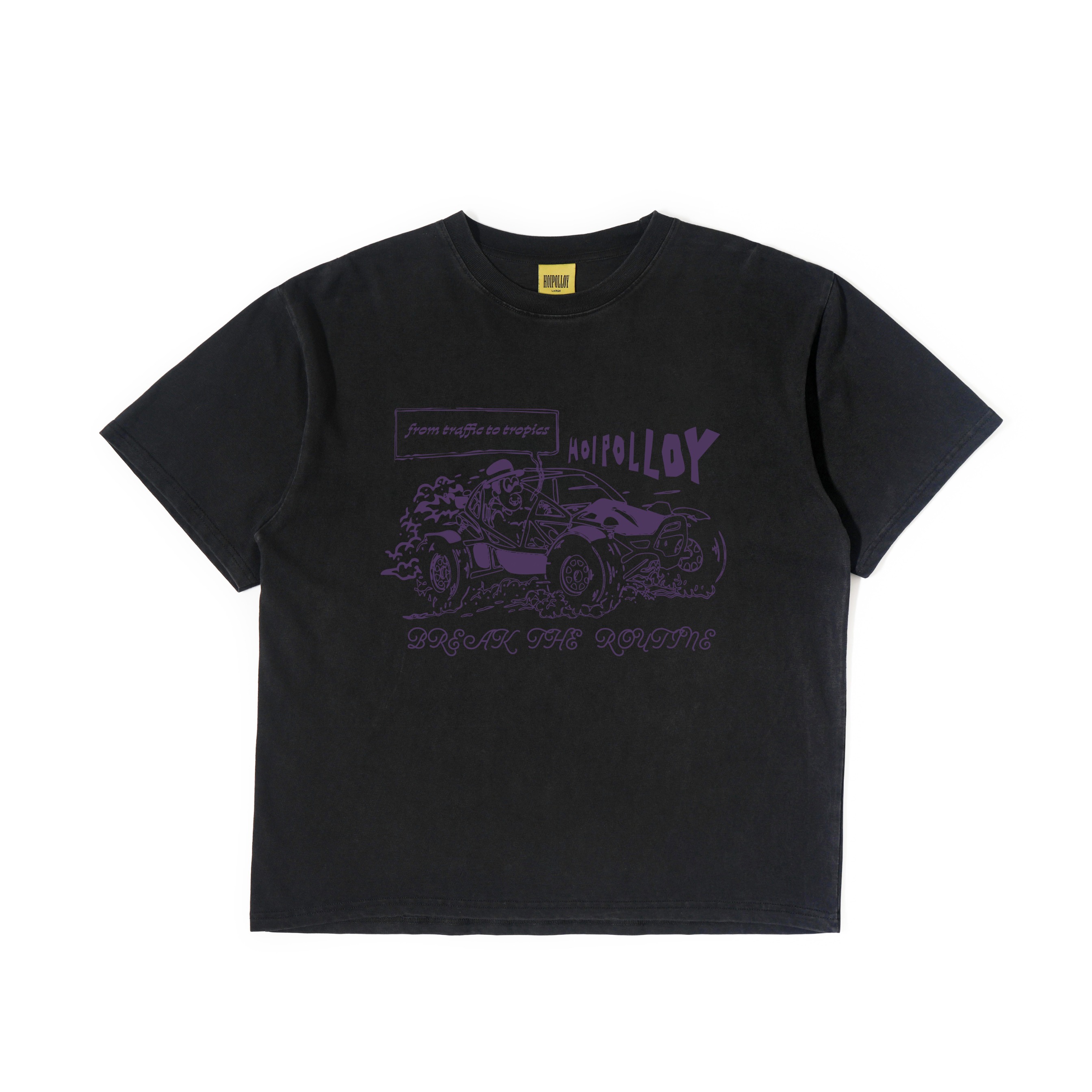 Tropic Traffic Tee Bleach