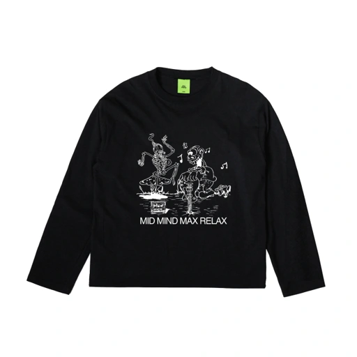 Mid Mind Long Sleeve Black 