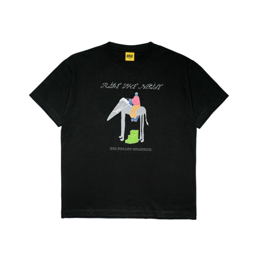 Image of Stairs Tee Black