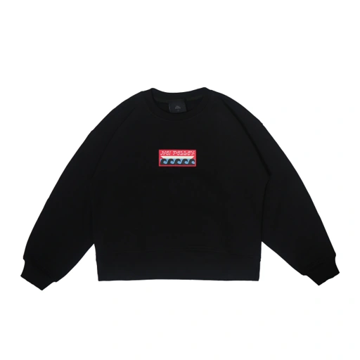 Image of Tides Crewneck Black