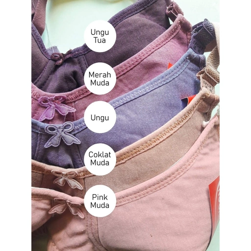 Image of Sport Bra / BH Tanpa Kawat & Busa