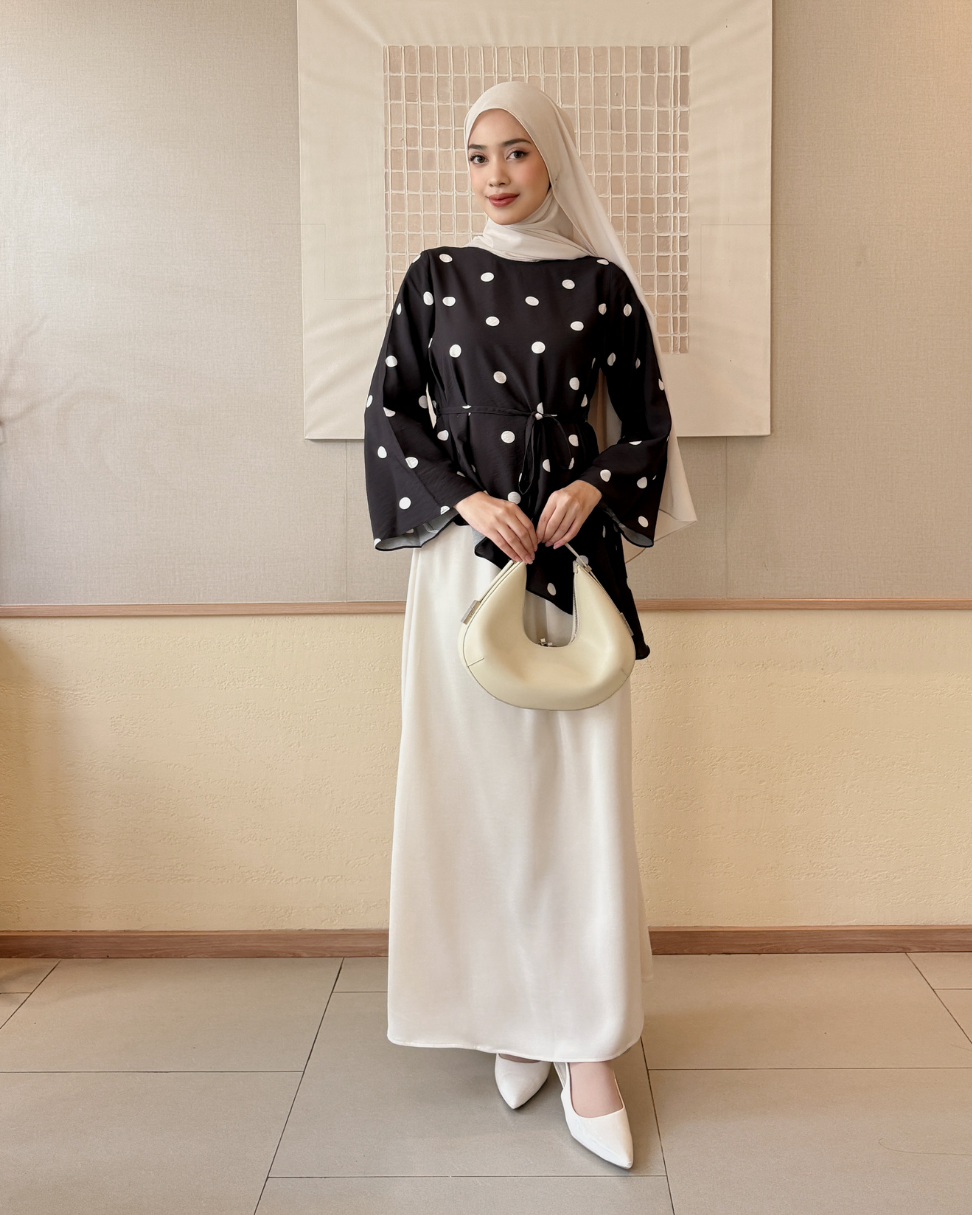 Irine | Zara Skirt | Rok Wanita Premium Silk Bahan Jatuh Halus Tidak Transparan | Bawahan Wanita Elegan Sehari-hari