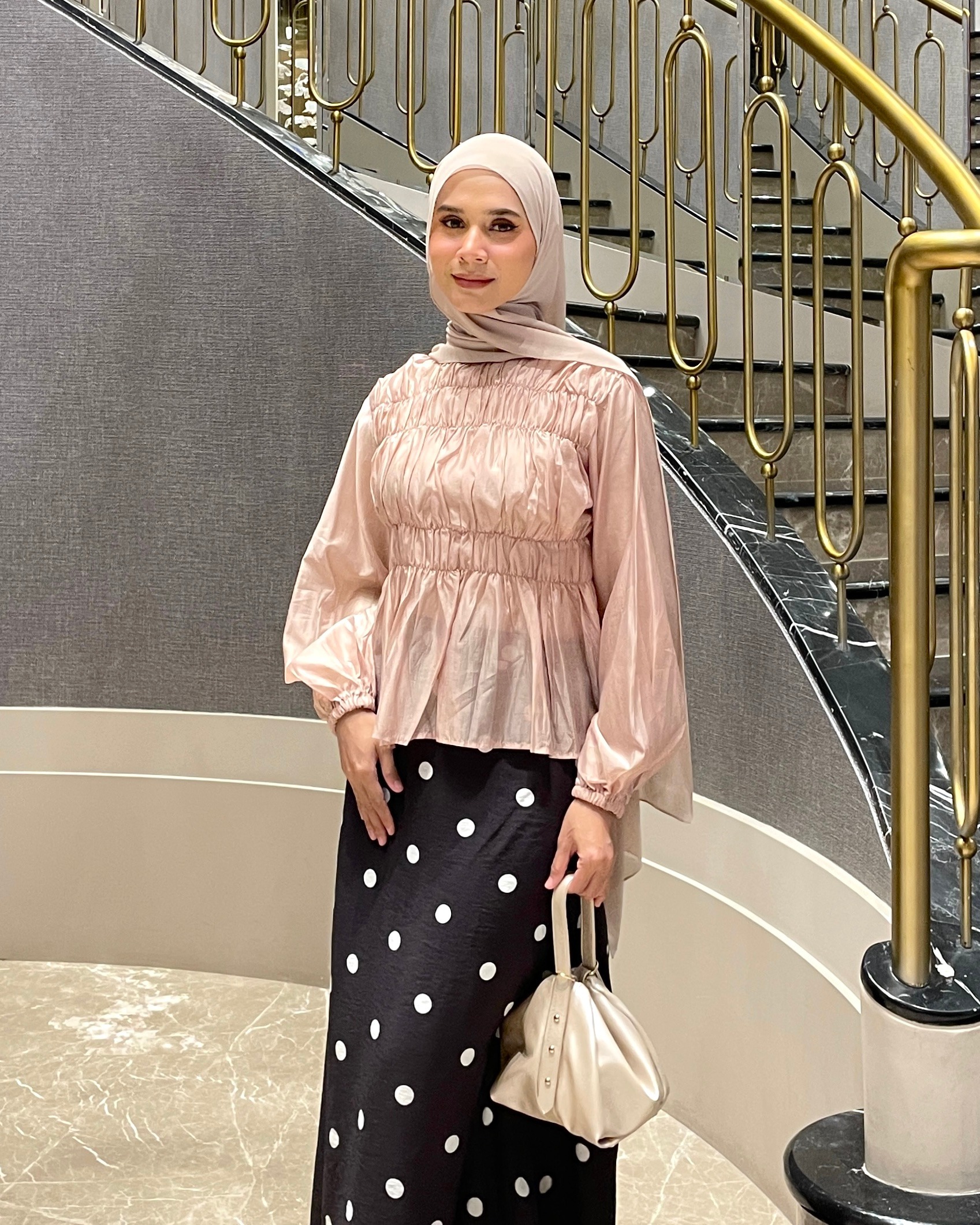 Irine | Mirea Blouse | Blouse Wanita Tencel Nylon Bahan Lembut | Mix and Match Style