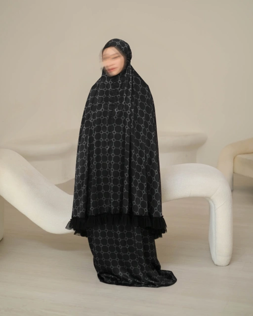 Image of Monogram Prayer Sateen - 90% Good Condition 