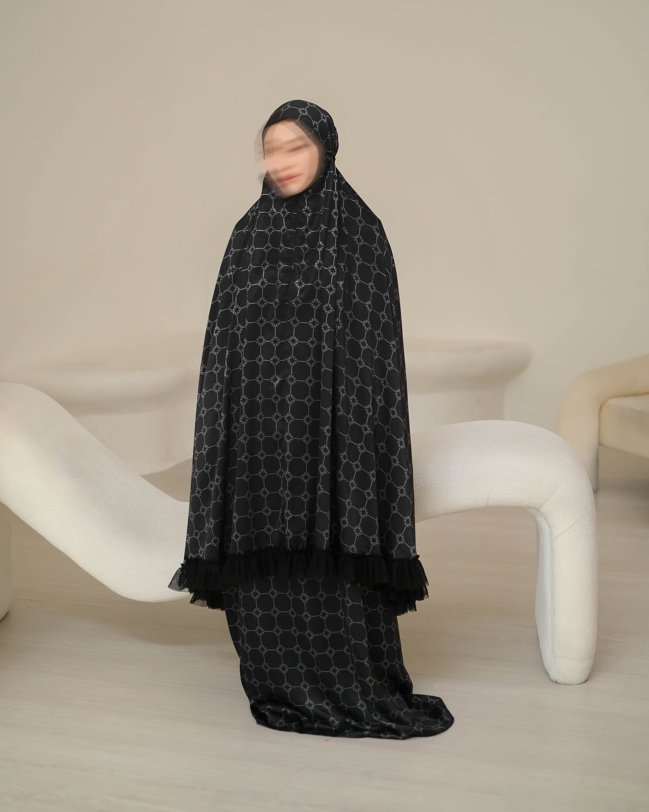 Monogram Sateen Prayer Set