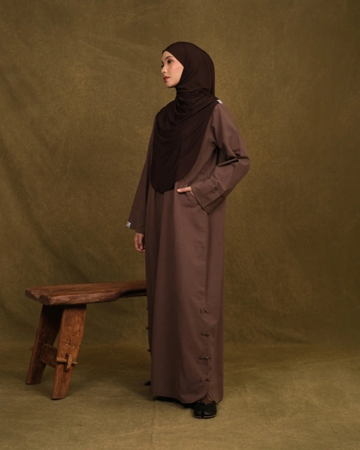 Image of Not Too Basic Dress - Chocolate Torte