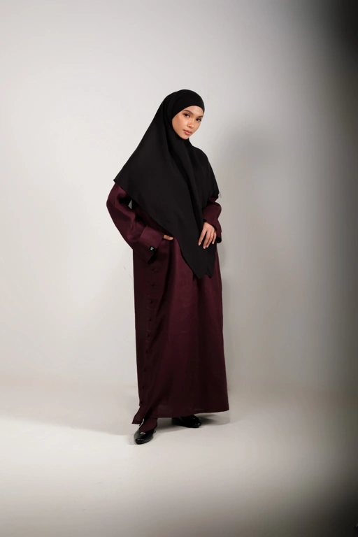 Image of Jalma Dress - Red Plum