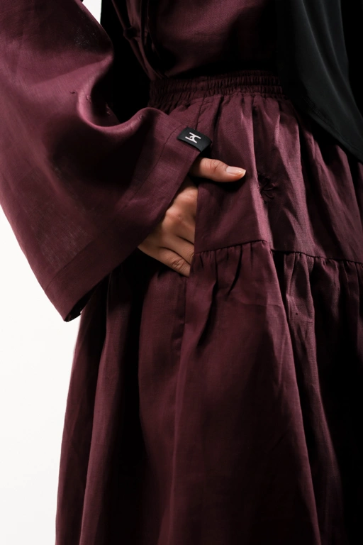 Image of Jalma Skirt - Red Plum