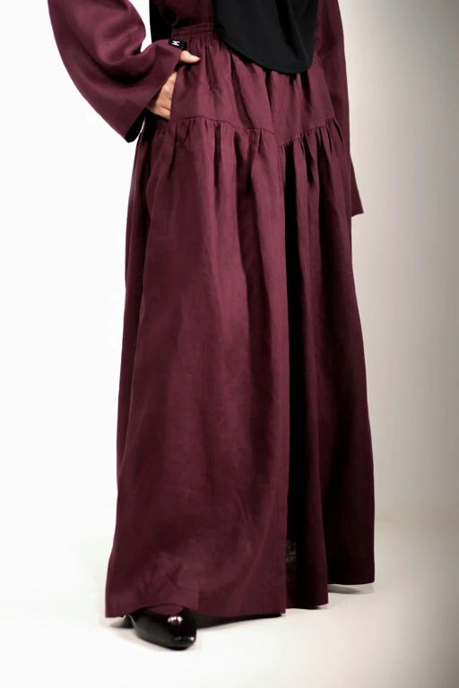 Image of Jalma Skirt - Red Plum