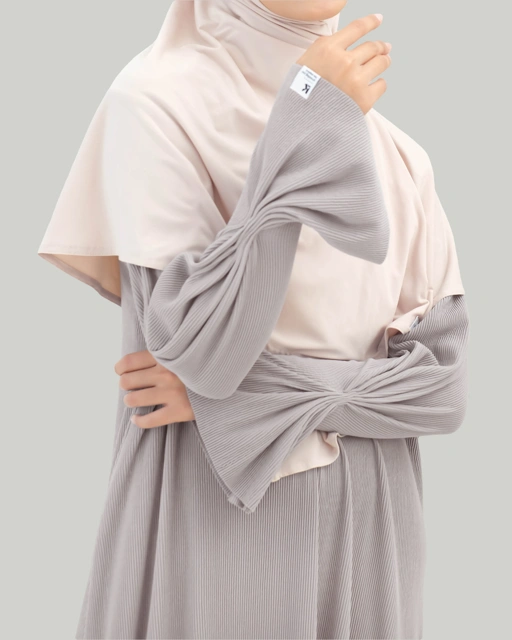 Image of Pleats Dress - Moonlight