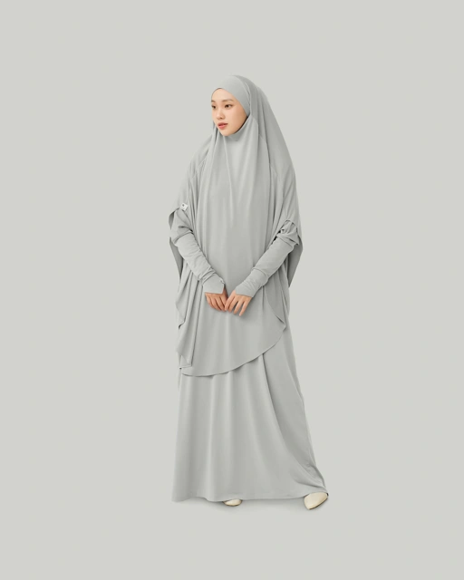 Image of Rawda Dress - Pearlgrey