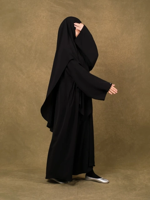 Image of Nujayl Abaya - Black