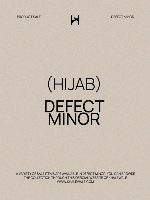 Image of Hijab - Defect Minor