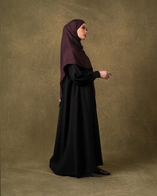 Image of Fajraa Basic Dress - Black