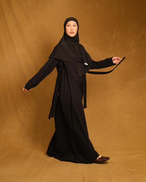 Image of Comfee Rope Dress - Black