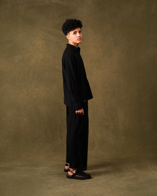 Image of Fajraa LS Shirt Man - Black