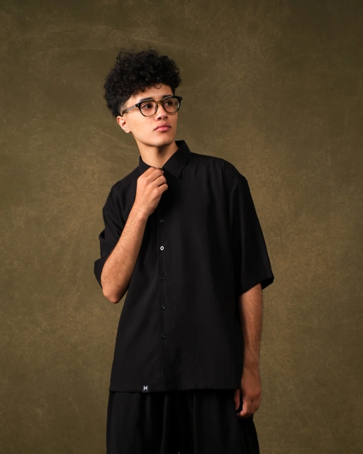 Image of Fajraa SS Shirt Man - Black