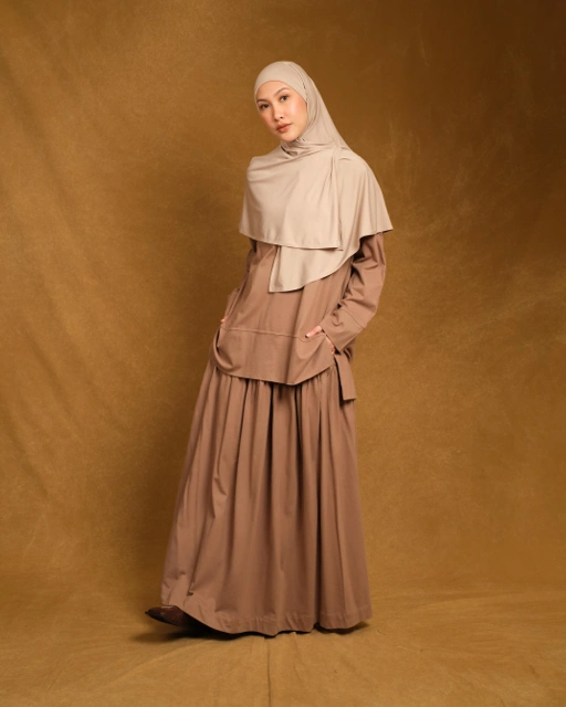 Image of Comfee Skirt - Brown Sugar