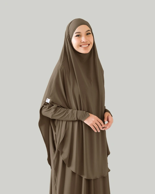 Image of French Khimar Rawda - Cocoa