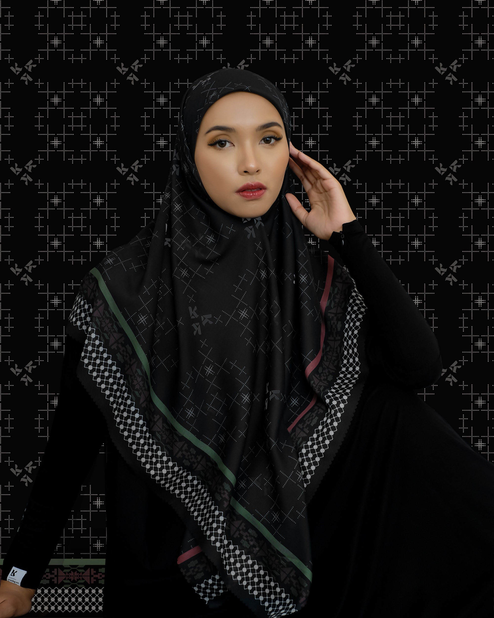 Faraa Scarf - Black