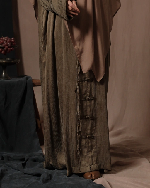 Image of Eshaal Abaya - Kombugreen