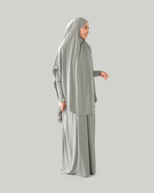 Image of Rawda Dress - Pearlgrey
