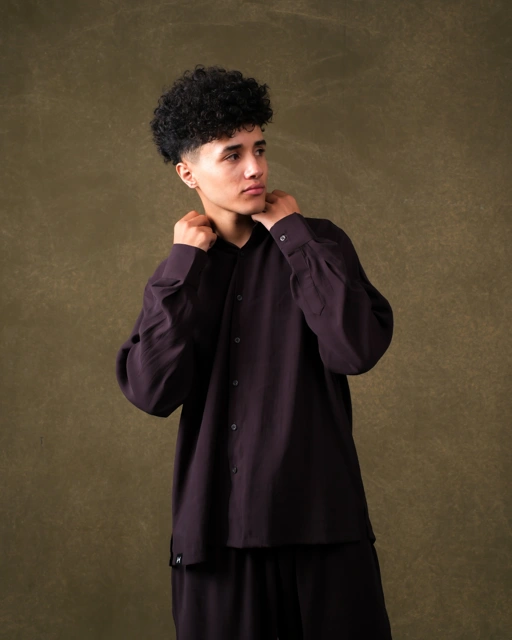 Image of Fajraa LS Shirt Man - Raven