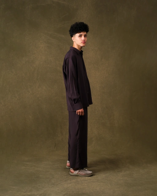 Image of Fajraa LS Shirt Man - Raven