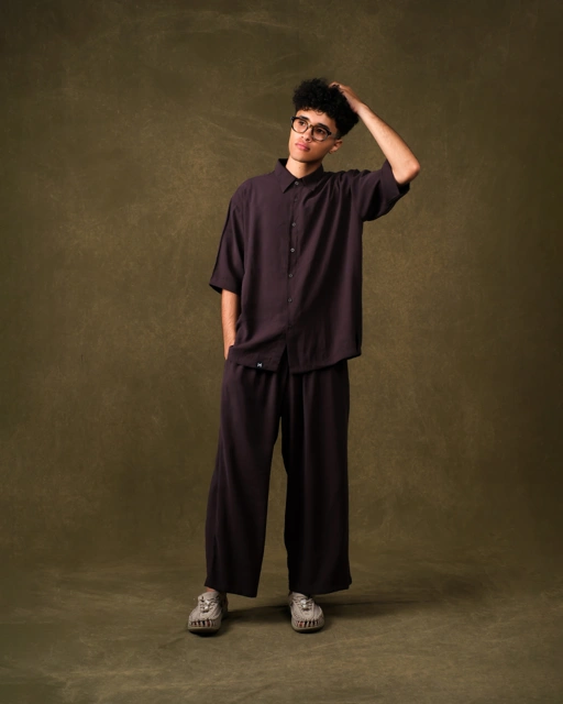 Image of Fajraa SS Shirt Man - Raven