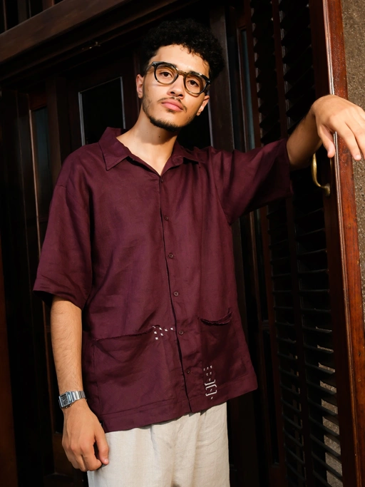 Image of Jalma Shirt Man Vol.3 - Red Plum