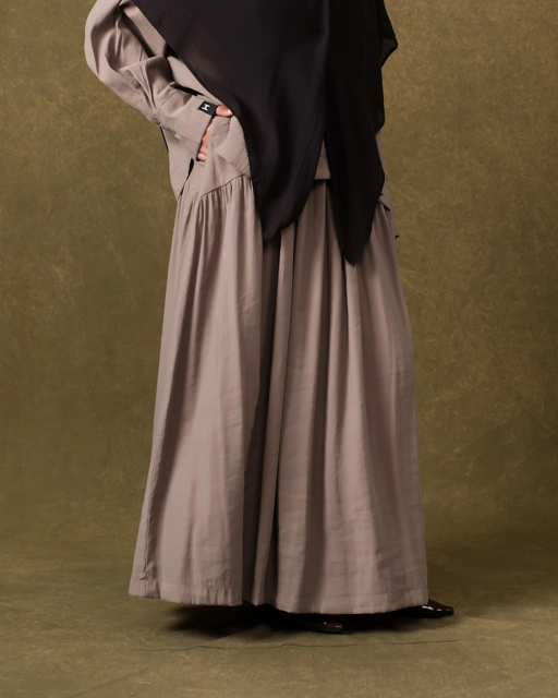 Image of Fajraa Skirt - Rustic Taupe