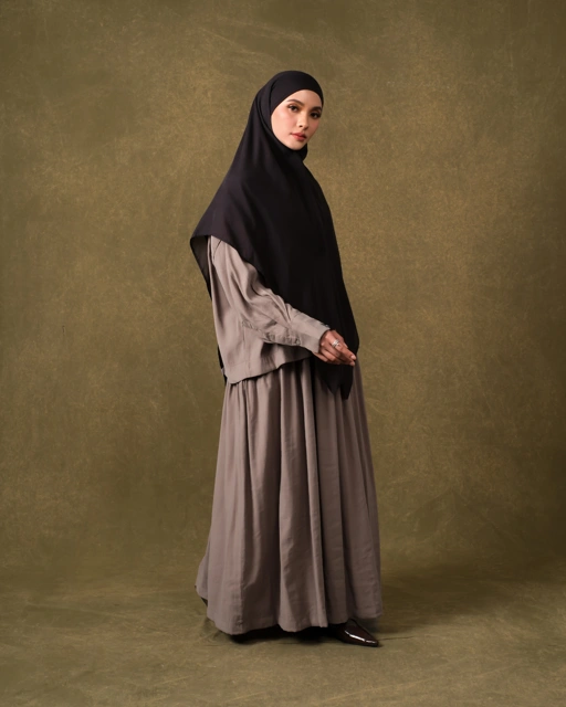 Image of Fajraa Skirt - Rustic Taupe