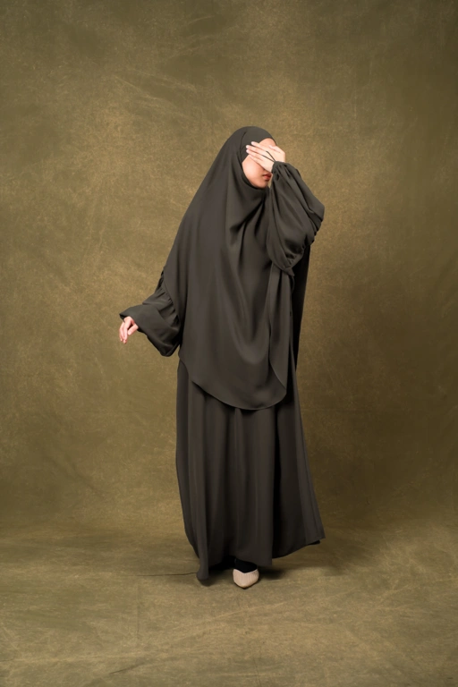 Image of Zeya Dress - Tarmac