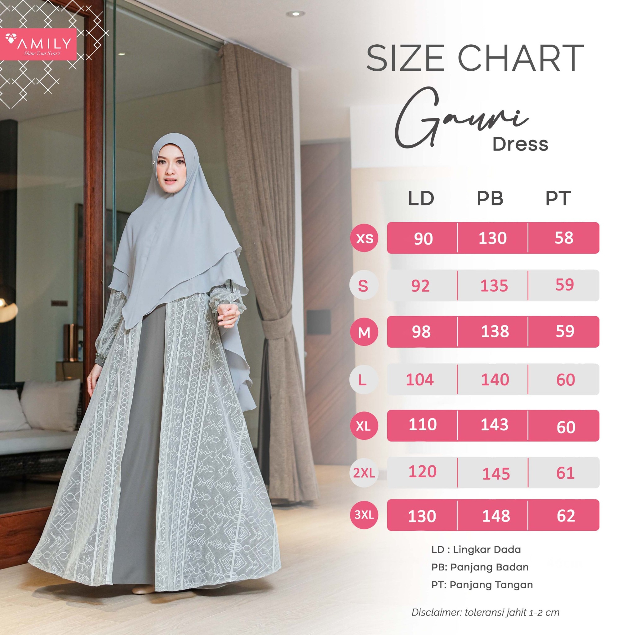 Gauri Dress Dewasa