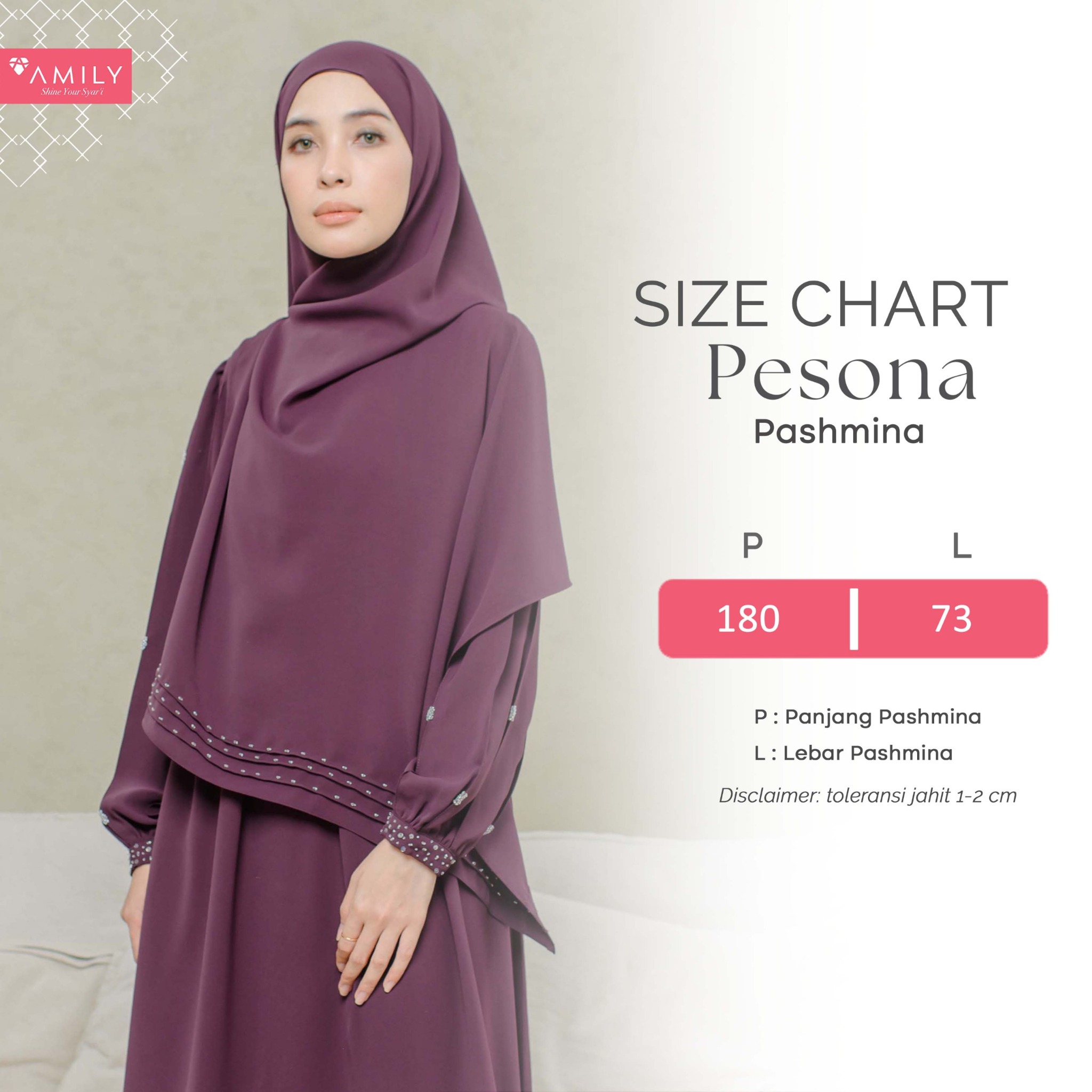 AMILY -  Pesona Pashmina Dewasa