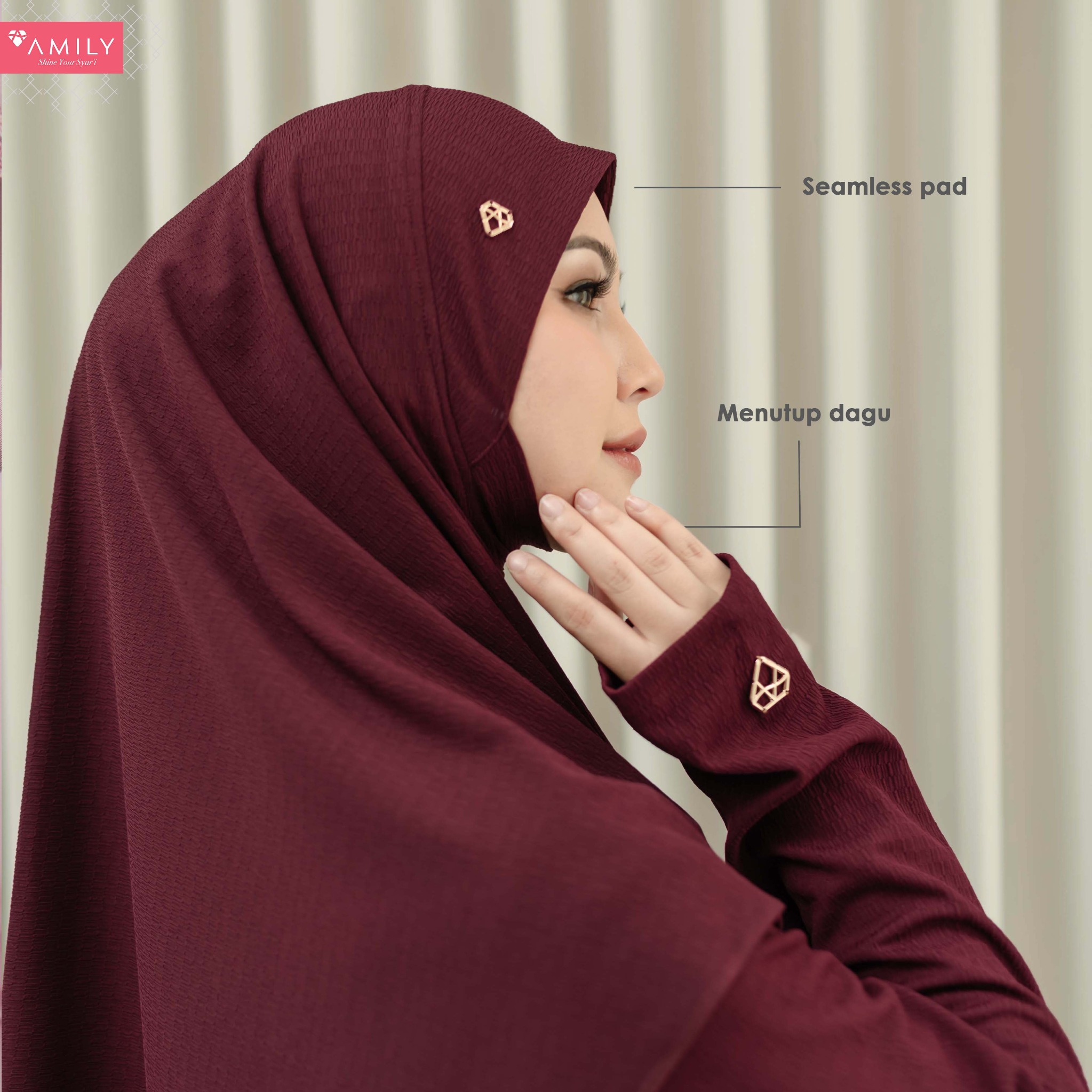 Amily - Clarie Hijab Instan Jilbab Bergo Terbaru