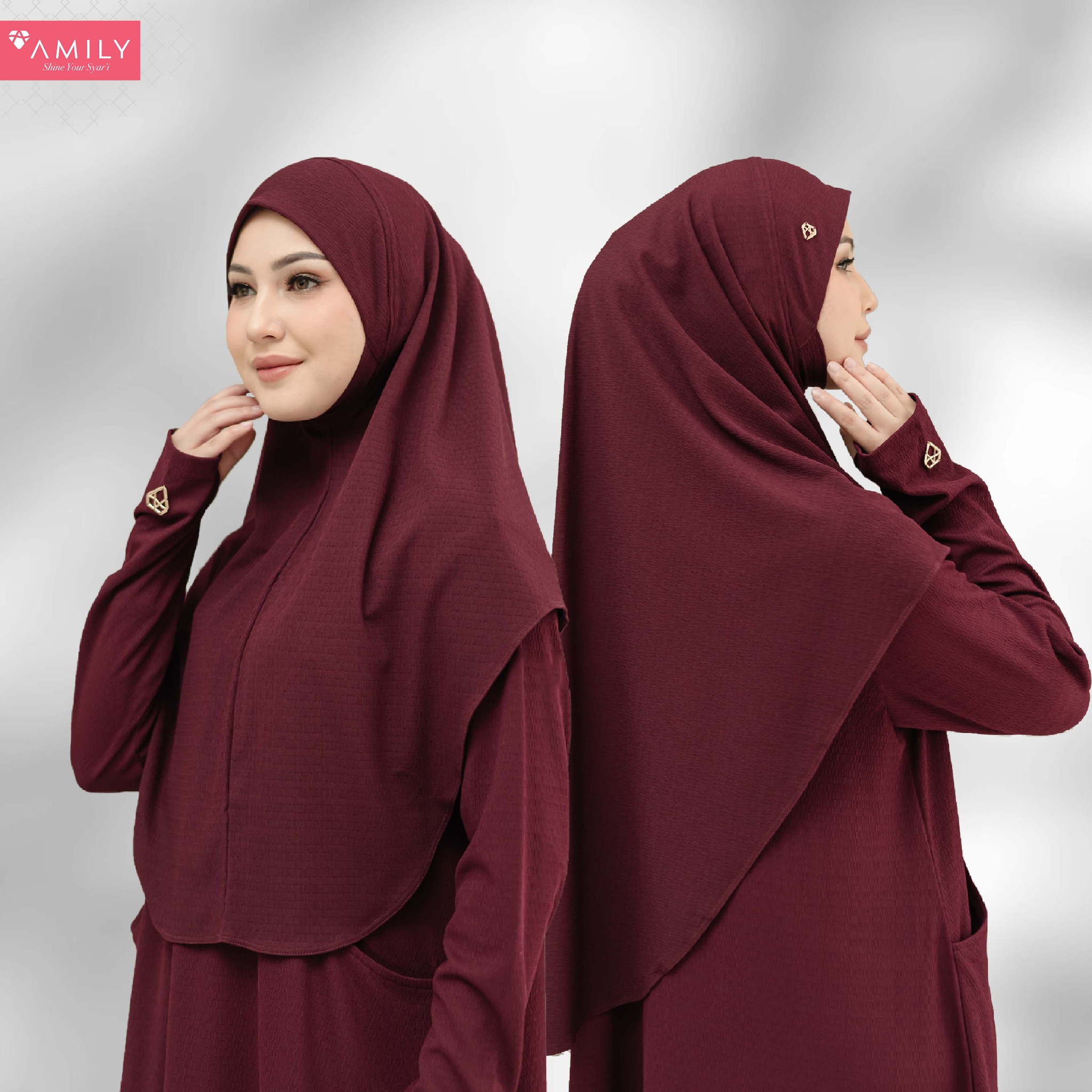 Amily - Clarie Hijab Instan Jilbab Bergo Terbaru