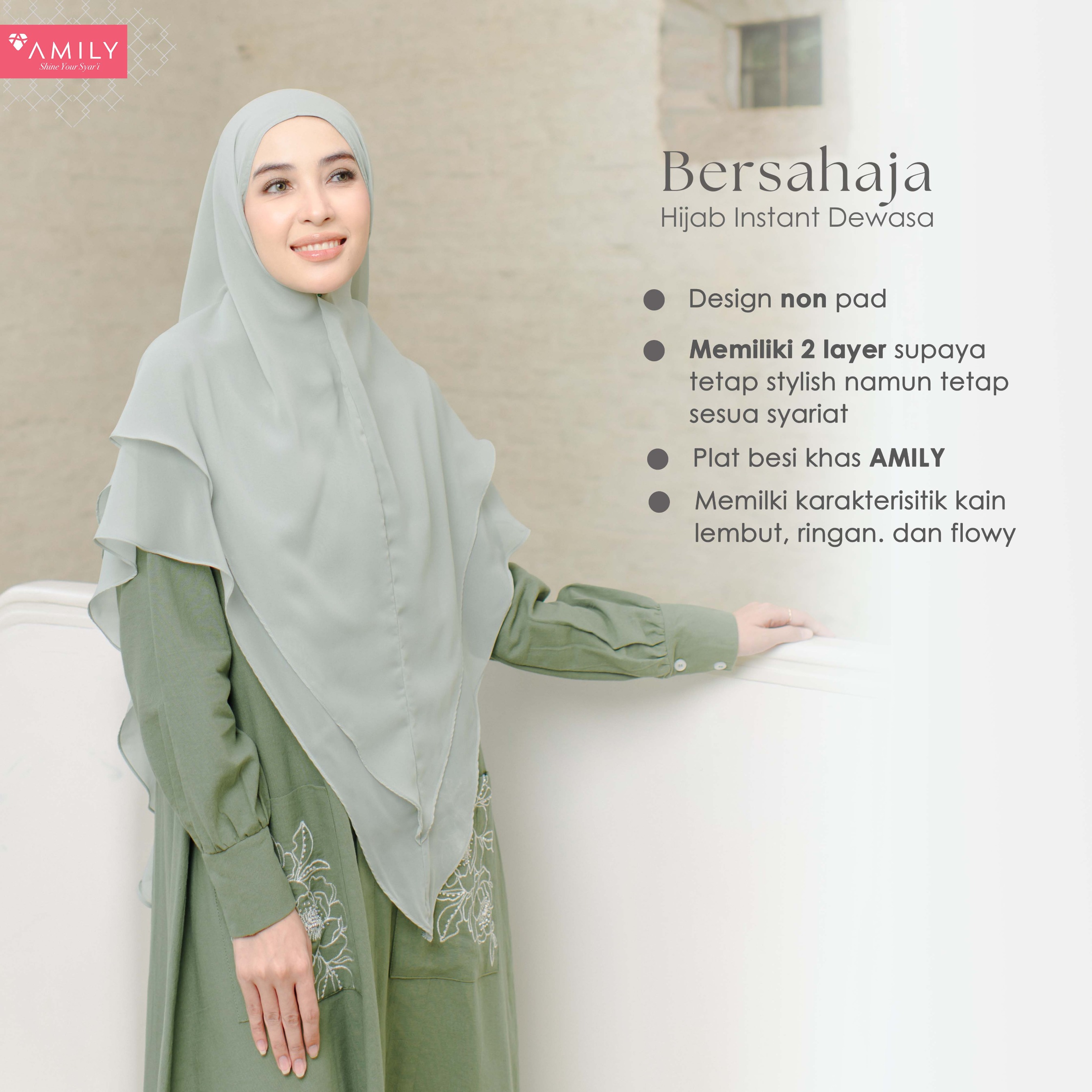 AMILY - Bersahaja Hijab Instan