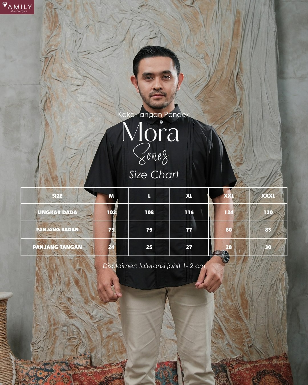 Mora Series Black Sarimbit AMILY 2026