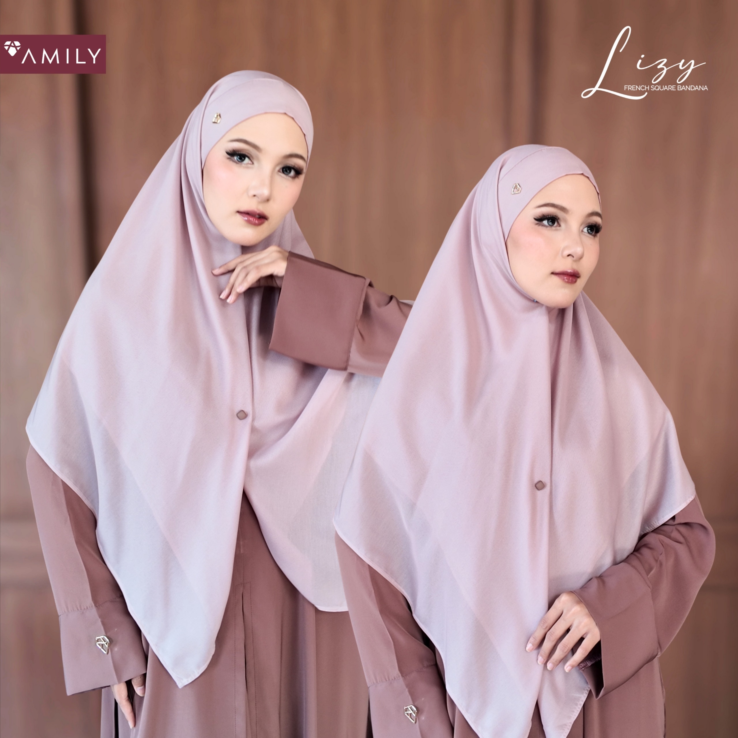 AMILY - Lizy French Square Bandana