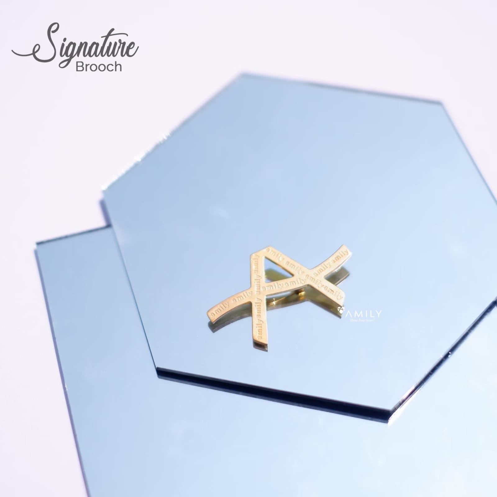 Signature Brooch A