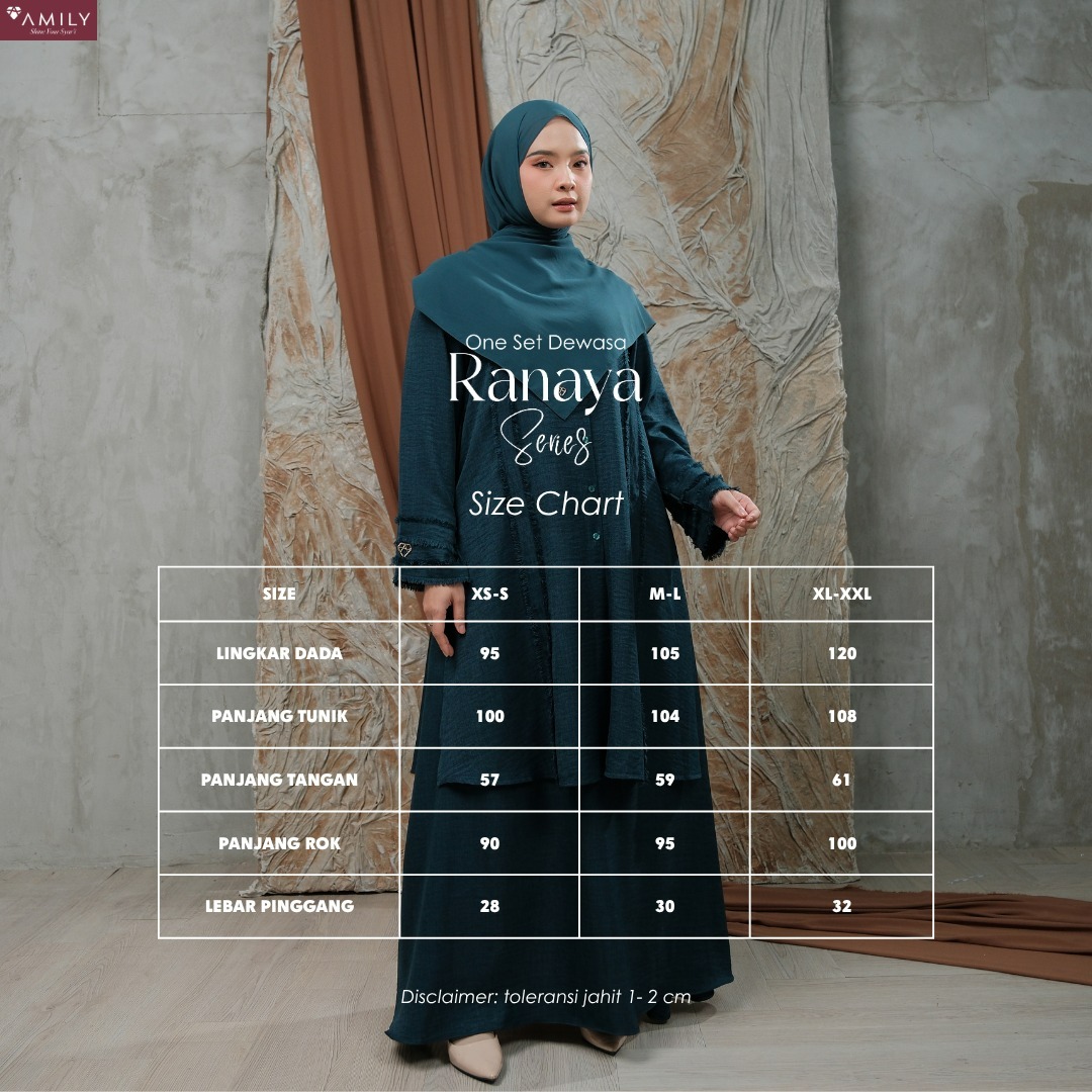 Ranaya Teal Sarimbit AMILY 2026