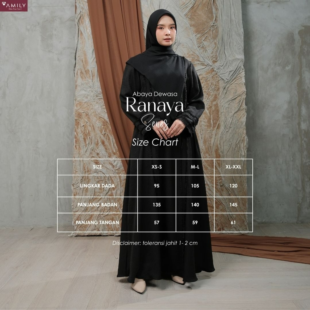 Ranaya Black Sarimbit AMILY 2026