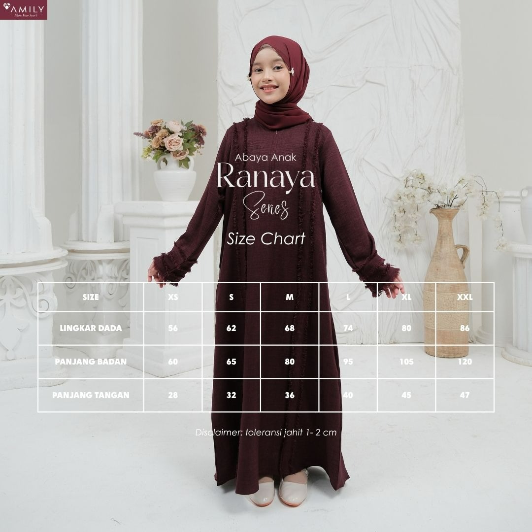 Ranaya Burgundy Sarimbit AMILY 2026