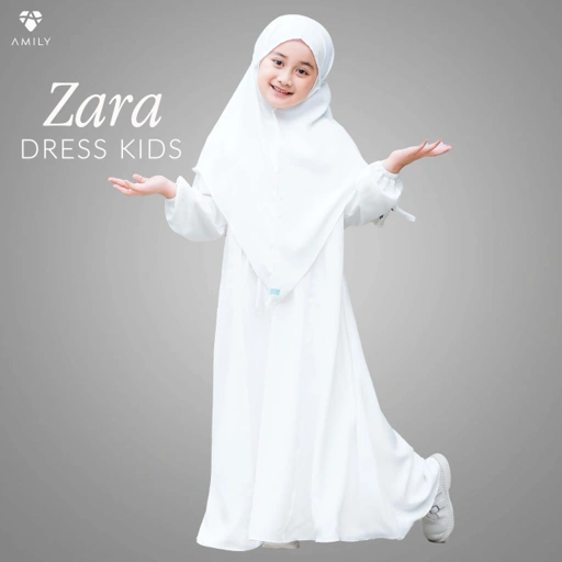 Image of Zara Dress Kids Broken White